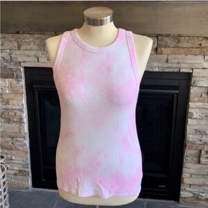 A New Day Ridded Tie Dyed Tank Top